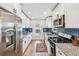 Modern kitchen featuring stainless steel appliances and granite countertops at 1750 Dayton S St, St Petersburg, FL 33712