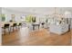 Open floor plan showcasing the kitchen, dining, and living areas with ample natural light and modern finishes at 2200 N Glenwood Dr, Tampa, FL 33602