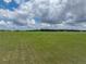 View of the expansive, green backyard at 30017 Johnston Rd, Dade City, FL 33523