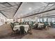 Spacious banquet room with elegant decor, ideal for hosting events and celebrations at 3839 Trophy Blvd # 3839, New Port Richey, FL 34655