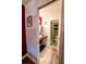 This bathroom has a vessel sink, a unique accent wall, and a stand-up shower at 3850 13 N Ave # 113, St Petersburg, FL 33713