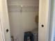 Bedroom closet with shelving and bi-fold doors at 4008 Ashford Green Pl # F101, Tampa, FL 33613