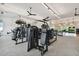 Modern gym features weight machines, ceiling fans, and bright lighting at 4709 Isonzo Way, Wesley Chapel, FL 33543
