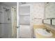 Bathroom featuring shower and sink at 5480 Orange Blossom N Rd, Pinellas Park, FL 33782