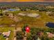 Aerial shot indicating the property location near lush landscapes, showcasing nature and tranquility at 577 Waterfall Dr, Spring Hill, FL 34608