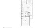 Detailed first floor plan showcasing the layout, including kitchen, living spaces, garage, and screened patio at 601 52Nd Ter N, St Petersburg, FL 33703