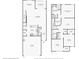 Floor plans of both floors showcasing the layout of the house at 601 52Nd Ter N, St Petersburg, FL 33703