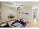Comfortable sitting area with bright natural light and modern ceiling fan at 601 52Nd Ter N, St Petersburg, FL 33703