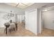 Comfortable dining space with direct access to the home's entry and living spaces at 6433 Reef Cir, Tampa, FL 33625