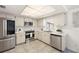 Well-maintained kitchen with stainless steel appliances and white cabinetry at 6433 Reef Cir, Tampa, FL 33625