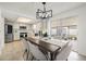 Eat-in kitchen with stainless steel appliances and sliding door access to the outdoor seating area at 6433 Reef Cir, Tampa, FL 33625