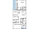 Second floor layout showcases the owner's retreat, bedrooms, bathrooms, and utility room at 7304 Donnybrook Ln, Sarasota, FL 34240