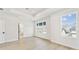 Bright main bedroom with plank floors, recessed lights and ensuite bathroom at 7304 Donnybrook Ln, Sarasota, FL 34240