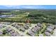 Expansive aerial view of a residential community showcasing the surrounding landscape and neighborhood layout at 8016 Rock Spring Ct, Land O Lakes, FL 34638