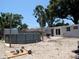 Large backyard featuring an above ground pool and plenty of open space for recreation at 8996 Southern Comfort Dr, Largo, FL 33773