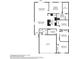 Detailed floor plan showcasing the layout of the home's rooms and dimensions with the location at 10326 Boggy Moss Dr, Riverview, FL 33578