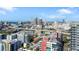 Aerial view with arrow pointing to building in Tampa showcasing location and access to city amenities at 1120 E Kennedy Blvd # 1127, Tampa, FL 33602