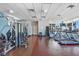 Well-equipped fitness center with treadmills, weight machines, and ample space for a complete workout at 1120 E Kennedy Blvd # 1127, Tampa, FL 33602