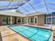 Inviting screened-in pool with clear blue water and ample patio space, perfect for entertaining at 13110 Manistee Rd, Weeki Wachee, FL 34614