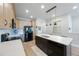 Modern kitchen with a spacious center island and stainless steel appliances at 1897 Trailside Dr, Palm Harbor, FL 34683