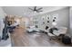 Spacious, open-concept living room connecting the kitchen with the main living space at 1897 Trailside Dr, Palm Harbor, FL 34683