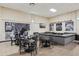 Good Karma Uptown Outpost dining area with tables, chairs, and bar counter with stylish decor at 2416 World Parkway Blvd # 26, Clearwater, FL 33763