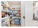 Walk-in pantry with organized shelving for ample storage at 3041 Colonial Ridge Dr, Brandon, FL 33511