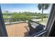 A covered grill and lush vegetation highlight this outdoor space at 4851 W Gandy Blvd # 23C, Tampa, FL 33611
