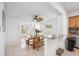 Sunlit dining area adjacent to the kitchen, perfect for Gathering meals and entertaining guests at 5542 19Th N Ave, St Petersburg, FL 33710