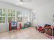 Bright playroom or bonus room with windows and a door; great for children to play at 5542 19Th N Ave, St Petersburg, FL 33710