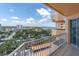 Breathtaking city view from a spacious balcony, perfect for relaxing and enjoying the scenery at 555 5Th Ne Ave # 1032, St Petersburg, FL 33701