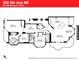 Detailed floor plan showcasing the layout of the home, including bedrooms, bathrooms, and kitchen at 555 5Th Ne Ave # 1032, St Petersburg, FL 33701