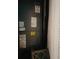 Image shows the unit with service stickers at 5805 Tennessee Ave, New Port Richey, FL 34652