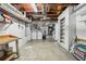 Spacious basement features a washer and dryer, with ample storage space at 6149 37Th N Ave, St Petersburg, FL 33710