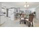 Bright kitchen with barstool seating is open to the living and dining areas offering plenty of space at 6149 37Th N Ave, St Petersburg, FL 33710