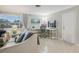 Bright and functional, the living room includes a comfortable workspace with natural light at 6149 37Th N Ave, St Petersburg, FL 33710