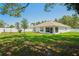 Well-maintained backyard featuring a privacy fence and ample space at 8508 Bay Dr, Spring Hill, FL 34606