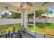 Inviting screened-in porch perfect for enjoying outdoor living at 8508 Bay Dr, Spring Hill, FL 34606