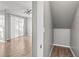 Hall storage area with tiled floors and view to living area at 9416 Lake Chase Island Way # 9416, Tampa, FL 33626