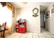 Dining area in the kitchen features tiled floors, and a bright decor adding charm to the functional space at 11411 N 19Th St, Tampa, FL 33612