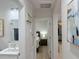 Hallway with access to the bathroom and bedroom at 12231 Kirk Ave, Port Charlotte, FL 33981