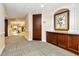 Inviting hallway entrance with elegant decor, leading to unit 308 at 13941 Clubhouse Dr # 308, Tampa, FL 33618