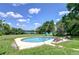 Backyard swimming pool with a scenic view at 16930 Sweetwater Rd, Dade City, FL 33523