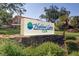 Entrance sign to the beautiful Highland Lakes Club community at 3053 Gregor Ct, Palm Harbor, FL 34684
