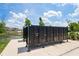 Community mailboxes on concrete pad, set in a landscaped area, offering convenience for residents at 3611 Natural Trace St, Plant City, FL 33565