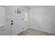 Bright entryway with wood look flooring, large glass door, and lots of light at 4000 Grove S St, St Petersburg, FL 33705
