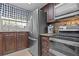 Kitchen showcasing stainless steel appliances and stylish accents at 4120 Tyndale Dr, Brandon, FL 33511