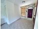 This bonus room features tile floors and a decorative mural that adds to the room's character at 4214 Foxboro Dr, New Port Richey, FL 34653