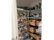 Organized pantry featuring wire shelving and woven baskets, maximizing storage space at 4433 Eternal Prince Dr, Sun City Center, FL 33573