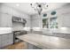 Bright kitchen with a large island, stainless steel appliances, and plenty of natural light at 514 Riviera Dr, Tampa, FL 33606
